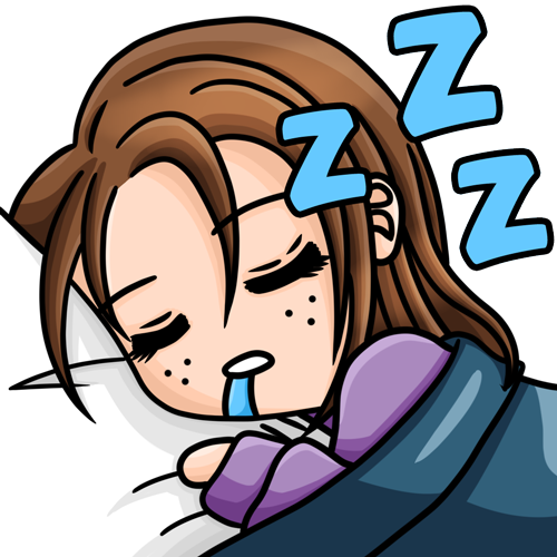Emote: Schlafendes Chibi-Suzu